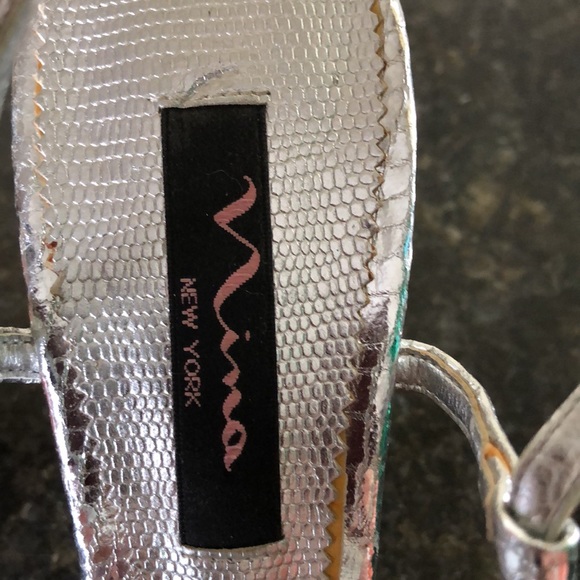 Nina silver sandal heel - Picture 8 of 8